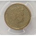 AUSTRALIA 2000 . ONE 1 DOLLAR COIN . ERROR . MULE . STRUCK ON TEN 10 CENTS